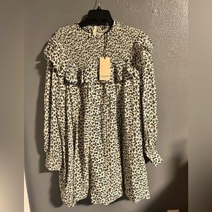 NWT Scotch & Soda Amsterdam midi long sleeve dress. Size XL.